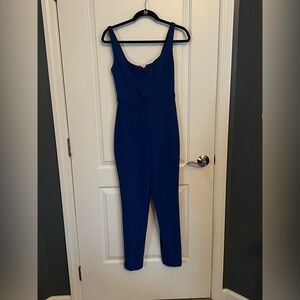 NWT Bebe Elegant Blue Jumpsuit